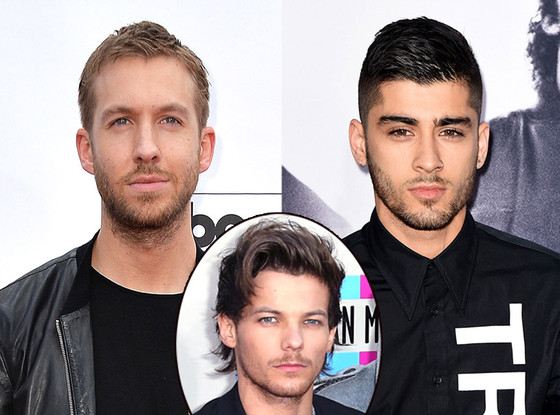 Zayn Malik, Calvin Harris, Louis Tomlinson Zayn Malik, Calvin Harris, Louis Tomlinson